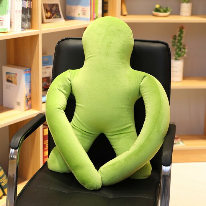 楽天市場 人形 抱き枕 かわいい ナノビーズ クッション マイクロビーズ Humanoid プレゼントギフト80x40cm 送料無料 Keiwa