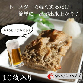 かまぼこ 愛媛県宇和島伝統の味 なかむらてんぷら 10枚入り/箱 工場直送 送料無料