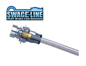 SWAGE-LINE スウェッジライン ブレーキホース スチール　ブラックスモークホース アルファード/ウ゛ェルファイア ANH20WANH25W/GGH20W/GGH25W 品番：ST4027NB 【NF店】