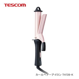 【KK/代引不可】TESCOM テスコム カールヘアーアイロン TH726-K ブラック
