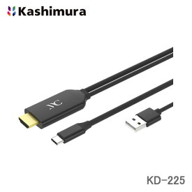 カシムラ HDMI変換ケーブル Type-C専用 3m KD-225