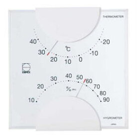 ☆EMPEX 温度・湿度計 エルム 温度・湿度計 壁掛用 LV-4901 ホワイト