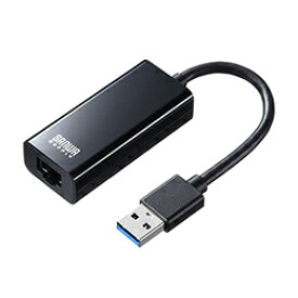 ☆サンワサプライ USB3.2-LAN変換アダプタ(ブラック) USB-CVLAN1BKN