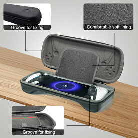 【送料無料】PS5 Portal対応の軽量スーツケース - PSポータブル ケース, PlayStation 5リモートプレーヤー対応のポータブルハードケース収納バッグ-[薄型][防水][全面保護]