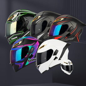 【送料無料】 21 色選ばれる SOMAN-955 システムヘルメット バイクヘルメット フルフェイスヘルメット 男女兼用 内装 洗濯可 耐衝撃