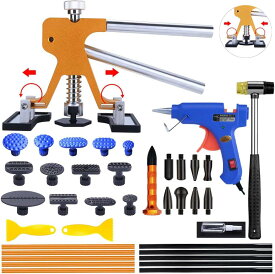 【送料無料】デントリペア デントリペアキット 車へこみ修理キット デントリペアツール 車凹み直し 車 凹み 補修ツール 引っ張り工具 凹み修理工具 収納バッグ付き 39PCS 【最新改良版】