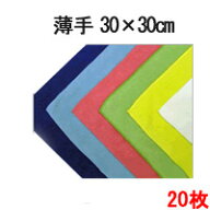 システムクロス薄手30cm×30cm 20枚セット【マイクロファイバークロス】【無地】【メール便送料無料】【…