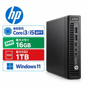�y�|�C���g3�{�{5��OFF�N�[�|���z�z���I�zHP EliteDesk 800 G2 Mini ��6���� Core i3/i5 �������[8GB/16GB SSD 128GB/256GB/512GB/1TB Microsoft Office ���^�f�X�N�g�b�v�p�\�R�� �~�jPC Windows11�Ή� DisplayPort VGA �ȃX�y