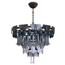 【正規販売店】LLADRO シャンデリア ペンダントランプ ペンダントライト ライト ランプ 照明 リヤドロ 磁器 デザイナーズ家具 デザイナーズ Seasons Chandelier 7 WINTER