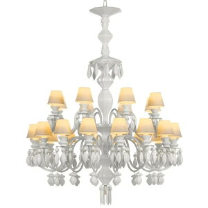 yK̔XzLLADRO VfA y_gv y_gCg Cg v Ɩ h  fUCi[YƋ fUCi[Y Belle de Nuit-Chandelier 24  zCg WHITE