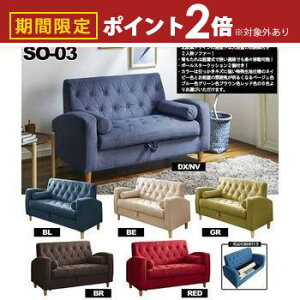【最大3,000円OFFクーポン有!25日限定 PT2倍!】クララ | 2人掛けソファー 2人掛け ソファー リビング ファブリック 座面下収納 クッション付き 肘付き 脚付き ダイニング おしゃれ 収納付き 2P