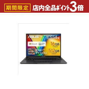 yő3,000~OFFN[|LIPT3{IubNtCf[zG[X[X m[gPC M1405YA-R7YAWS | ASUS m[gPC Vivobook CfB[ubN