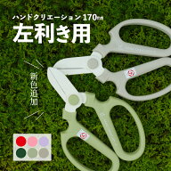 ハンドクリエーション F170 　左　左利き用 坂源【花鋏/はさみ/ハサミ/生花/園芸/剪定/生け花/フッ素樹脂…