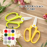 坂源 F-180 ハンドクリエーション【花鋏/はさみ/ハサミ/生花/園芸/フッ素樹脂加工でサビに強い】