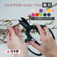 花 はさみ ハンドクリエーション F-170 黒刃 花鋏 ハサミ 生花 園芸 ガーデニング フラワーアレンジメン…