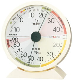 温湿度計 高精度 エンペックス アナログ 日本製 置き型 壁掛け 高精度UD温・湿度計 EX-2841