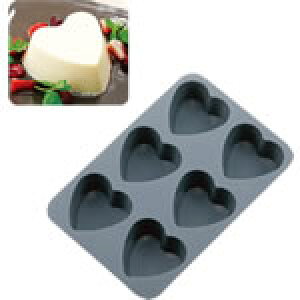 SALUS ドルチェ シリコン ハート型 6ヶ取 佐藤金属