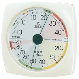 温湿度計 高精度 エンペックス アナログ 日本製 壁掛け 高精度UD温・湿度計 EX-2811