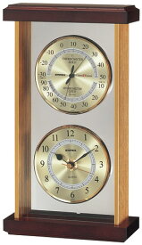 温湿度計 高精度 エンペックス 時計 アナログ 日本製 置き型 スーパーEX気象計 EX-742