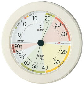 温湿度計 高精度 エンペックス アナログ 日本製 壁掛け 高精度UD温・湿度計 EX-2861