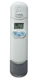 ペーハー測定器pH計 pH測定器 水質測定器 土壌測定器 防水 自動温度補正 ポケットタイプpH計 SK-632PH 佐藤計量器/SATO