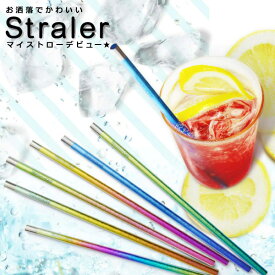 日本製 マイストロー おしゃれでカワイイ 純チタン製 マドラー＆ストロー チタンストラー HORIE/ホリエ