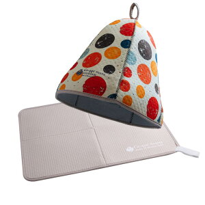 サウナ専用素材 ラッピング無料 高評価 3層構造  呼吸する サウナハット&マット サウナセット ラッピング無料!サウナ専用素材 呼吸する サウナ メンズ レディース おしゃれ 蒸れ