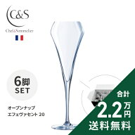 《16,500円以上で送料無料》 シェフ ＆ ソムリエ エフェヴァセント 20 6脚セット Wine Glass Chef & Somm…