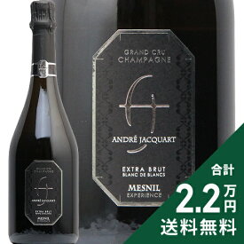 《2.2万円以上で送料無料》 メニル エクスプリエンス エクストラ ブリュット ブラン ド ブラン グラン クリュ NV アンドレ ジャカール Mesnil Experience Extra Brut Blanc de Blancs Andre Jacquard スパークリングワイン フランス シャンパーニュ