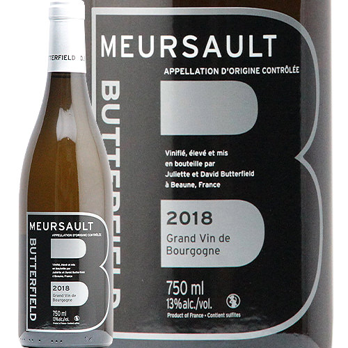 樽香とテロワール表現の両立が素晴らしい ムルソー 2018 バターフィールド Meursault Butterfield 白ワイン 最大64%OFFクーポン フランス フィラディス 2021年製 ヴィラージュ 村名格 ブルゴーニュ 辛口
