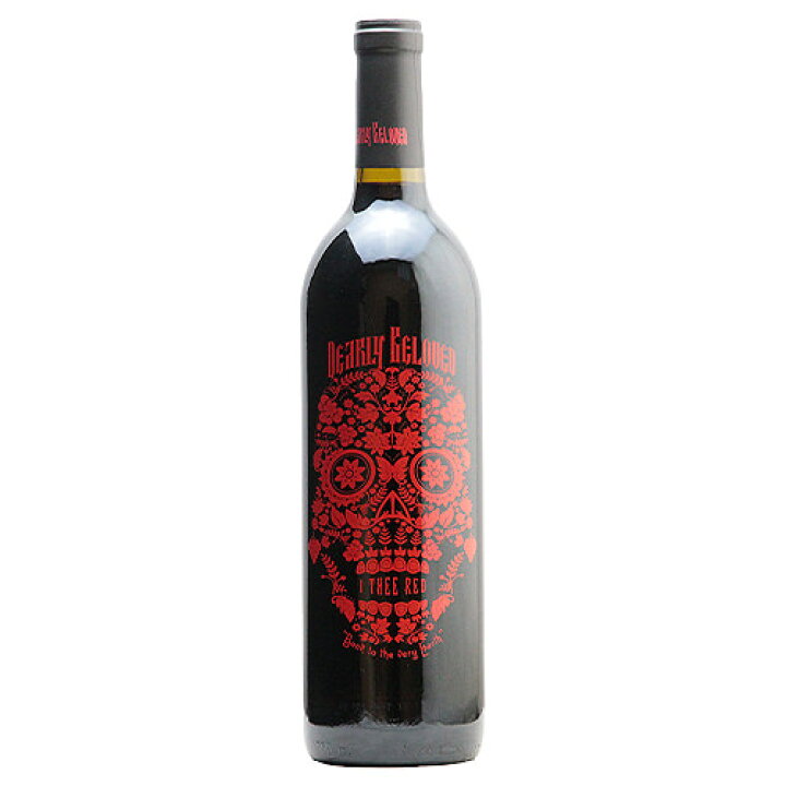 楽天市場 2 2万円以上で送料無料 ディアリー ビーラブド アイ ズィー レッド 17 Dearly Beloved I Thee Red 赤ワイン アメリカ カリフォルニア Napaoffice スカル あす楽 即日出荷 フルボディ 葡萄畑 ココス
