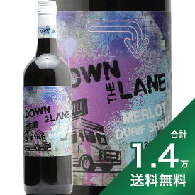 《1.4万円以上で送料無料》デ ボルトリ ダウン ザ レーン メルロー デュリフ シラーズ 2021 De Bortoli Down the Lane Merlot Durif Shiraz 赤ワイン オーストラリア ニュー サウス ウェールズ アートラベル ファームストン