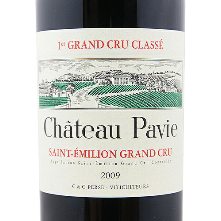 楽天市場】シャトー パヴィ 2009 Chateau Pavie 赤ワイン フランス  