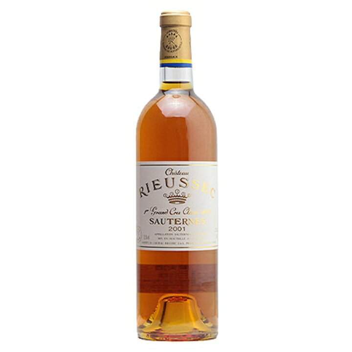 楽天市場】シャトー リューセック 2001 Chateau Rieussec 白ワイン 貴 
