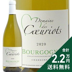 �s2.2���~�ȏ�ő��������t �u���S�[�j�� �u���� 2020 �h���[�k �f �N���I Bourgogne Blanc Domaine de Coeuriots �����C�� �t�����X �u���S�[�j��