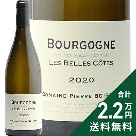 《2.2万円以上で送料無料》 ブルゴーニュ ブラン ベル コート 2020 ドメーヌ ピエール ボワッソン Bourgogne Blanc Belles Cotes Pierre Boisson 白ワイン フランス ブルゴーニュ