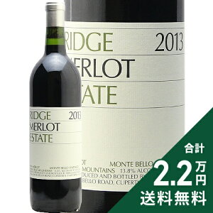 �s2.2���~�ȏ�ő��������t ���b�W ���B�����[�Y ������ �G�X�e�[�g 2014 Ridge Vineyards Merlot Estate �ԃ��C�� �A�����J �J���t�H���j�A