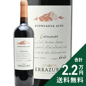 《2.2万円以上で送料無料》 エラスリス アコンカグア アルト カルメネール 2020 Errazuriz Aconcagua Alto Carmenere 赤ワイン チリ