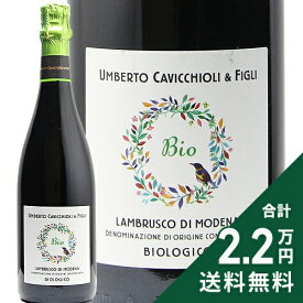 《2.2万円以上で送料無料》 カビッキオーリ ランブルスコ モデナ ビオ NV Cavicchioli Lambrusco Modena Bio スパークリングワイン イタリア エミーリア ロマーニャ
