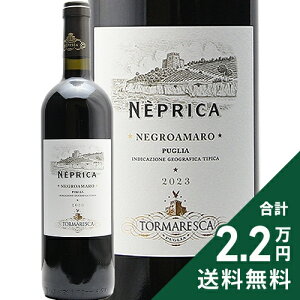 s2.2~ȏőt g}J lvJ lOA}[ 2023 Tormaresca Neprica Negroamaro ԃC C^A v[A