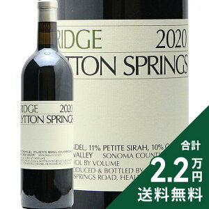 �s2.2���~�ȏ�ő��������t ���b�W ���B�����[�Y ���b�g�� �X�v�����O�X 2020 Ridge Vineyards Lytton Springs �ԃ��C�� �A�����J �J���t�H���j�A