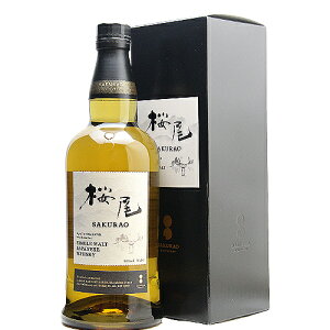 �V���O�������g ���� 700ml 43% ���������� Sakurao Single Malt Japanese Whisky ���K�i �W���p�j�[�Y�E�C�X�L�[