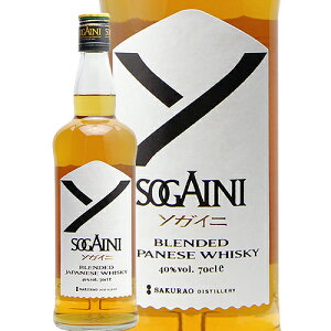 �u�����f�b�h�W���p�j�[�Y�E�C�X�L�[ �\�K�C�j 700ml 40% ���������� BLENDED JAPANESE WHISKY SOGAINI ���K�i �W���p�j�[�Y�E�C�X�L�[