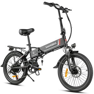 SAMEBIKE�y�ڋʉ��i�z 20�C���`�d���A�V�X�g���]�� �܂肽���� �d�����]�� �V�}�m7�i�ϑ��M�A�t�� ���f�B�[�X�d�����]�� USB�X�}�z�A�g 350W���[�^�[ ���`�E���C�I���o�b�e���[ �ʋ� �ʊw ���[