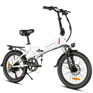SAMEBIKE�y�ڋʉ��i�z 20�C���`�d���A�V�X�g���]�� �܂肽���� �d�����]�� �V�}�m7�i�ϑ��M�A�t�� ���f�B�[�X�d�����]�� USB�X�}�z�A�g 350W���[�^�[ ���`�E���C�I���o�b�e���[ �ʋ� �ʊw ���[