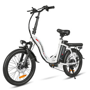 SAMEBIKE �y�J�S�ƃX�}�z�X�^���h�t���z�d���A�V�X�g���]�� �܂肽���� 20�C���`20*2.35 �t�@�b�g�^�C�� �d�����]�� �܂肽���ݎ��]�� �Ƌ��s�v �d���o�C�N e-bike ���芴 150km���s 7�i�V�}�m�ϑ� 5