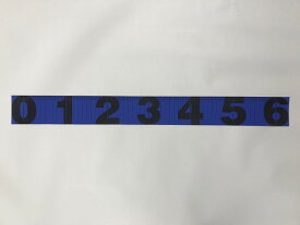 魚 メジャー シート テント地で丈夫。 コンパクト！ 釣り 600mm×70mm ブルー×ブラック　はかり