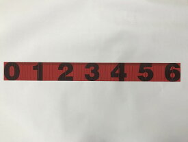 魚 メジャー シート テント地で丈夫。 コンパクト！ 釣り 600mm×70mm 赤×黒　はかり