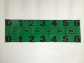 魚 メジャー シート テント地で丈夫。 コンパクト！ 釣り 600mm×200mm 黒×緑