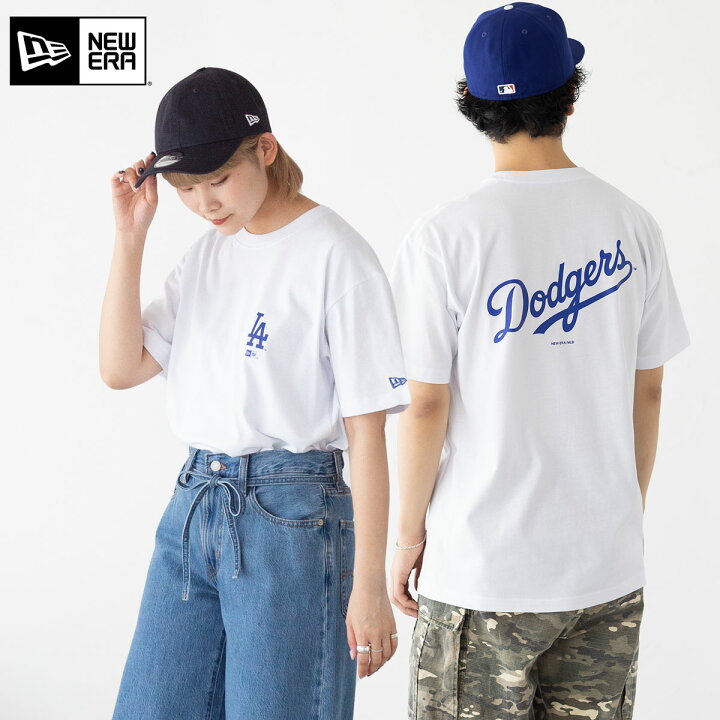 楽天市場】ニューエラ 半袖 コットン Tシャツ MLB ロサンゼルス 